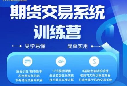 一米资讯金融学院:期货交易实战系统训练营-静思博客