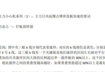 【主升龙头真经】12级群 竞价识别主力小心机系列第一讲:突破弱转强(增量版)1文档-静思博客