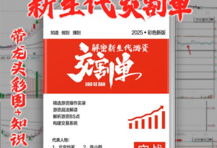 抖音热销的《2025顶级游资交割单图文解读》新生代游资实战交割单书籍彩色复印版-静思博客