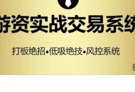 游资枪锋实战系列高端课程,游资实战交易系统,打板绝招低吸绝技风控系统-静思博客