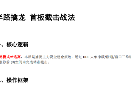 超短小师妹整理的股票技术干货笔记 23页PDF-静思博客