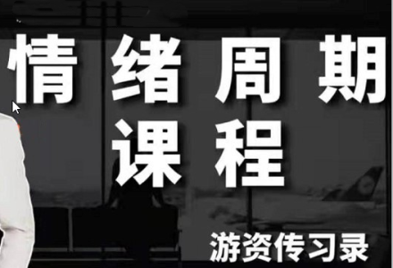 【游资传习录】超短训练营系统课，情绪周期课程-静思博客