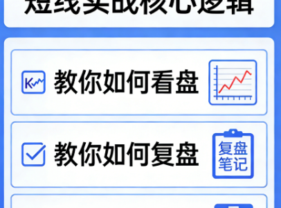 云图六哥中级课程，短线实战核心逻辑，从盯盘、复盘到涨停交易核心技法-静思博客