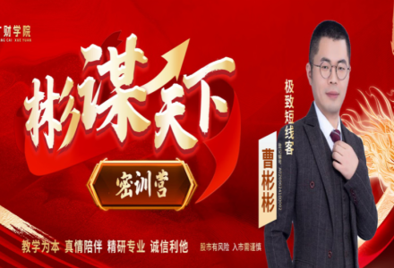 极致短线客曹彬彬线下课-彬谋天下密训营视频+学习资料+版面指标-静思博客