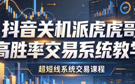 抖音关机派虎哥高胜率交易系统教学，超短线系统交易课程-静思博客