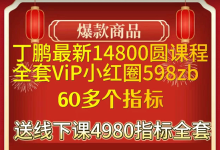 期货课程丁鹏资料指标等,丁鹏最新14800圆课程+全套VIP小红圈498zb-静思博客